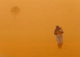 سرعت وزش باد در خراسان جنوبی به 90 کیلومتر در ساعت رسید