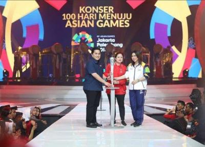 رونمایی از مشعل بازی های آسیایی جاکارتا