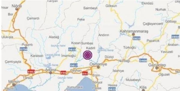 زلزله نسبتآ شدید جنوب ترکیه را لرزاند