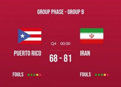 پیروزی ارزشمند جوانان ایران در جام جهانی بسکتبال