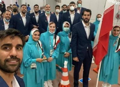 حمل پرچم ایران به وسیله صمد نیکخواه در المپیک در بین لحظات ورزشی برتر سال 2021
